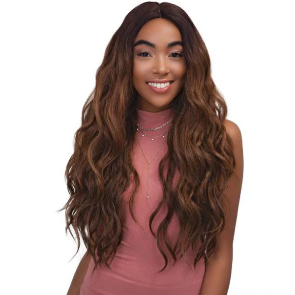 Janet Collection Natural Super Flow Invisible Deep Part Lace Wig - SUPER MOON