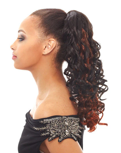 Janet Collection Ponytail Plum - Image 4