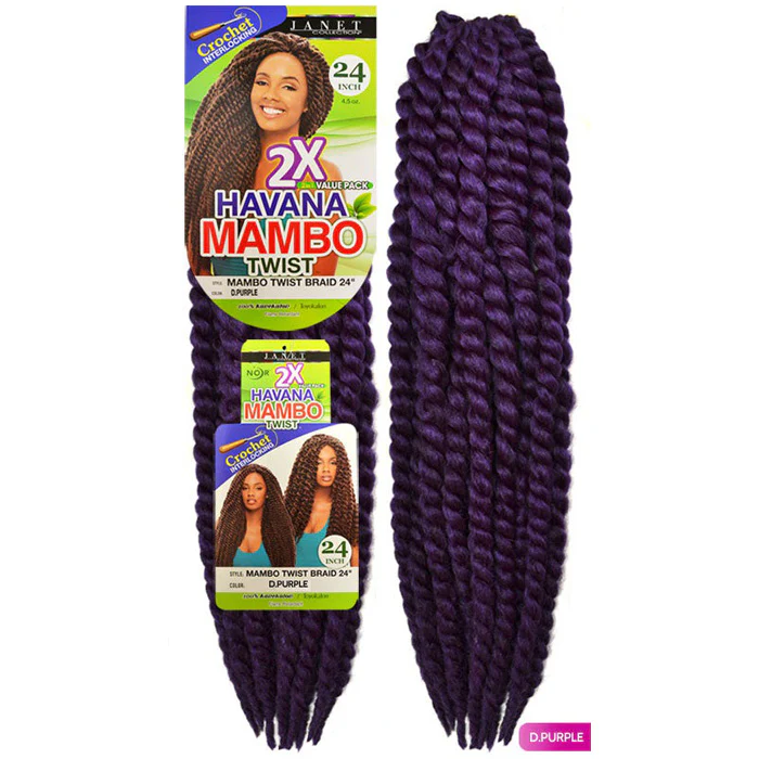 Janet Collection Pre-Looped Crochet Braid - HAVANA MAMBO TWIST 24" - Image 10