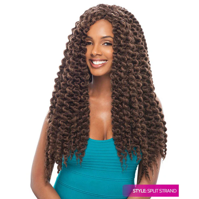 Janet Collection Pre-Looped Crochet Braid - HAVANA MAMBO TWIST 24" - Image 4