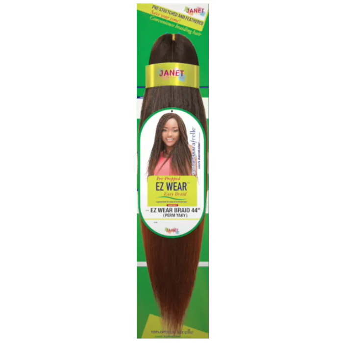 Janet Collection Pre-Prepped EZ WEAR Crochet Braid - PERM YAKI 44" - Image 2
