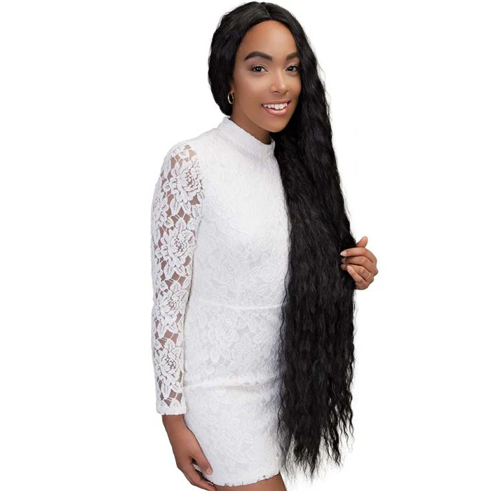 Janet Collection Premium Fiber Extended Part Lace Wig - SUPER DEEP - Image 2