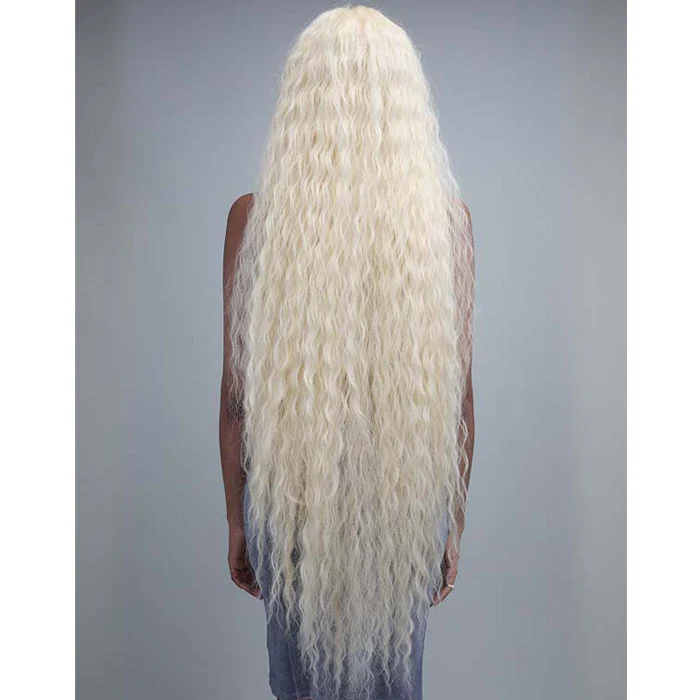 Janet Collection Premium Fiber Extended Part Lace Wig - SUPER DEEP - Image 6