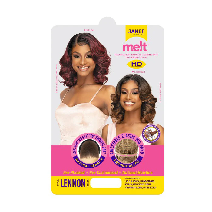 Janet Collection Melt HD 13X6 Swiss Lace Front Wig - LENNON - Image 6