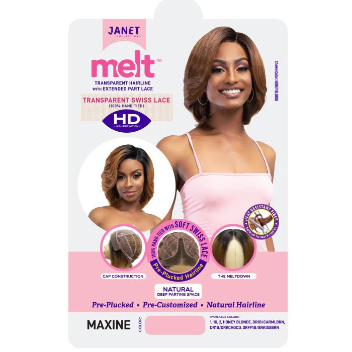 Janet Collection Premium Synthetic Melt HD Part Lace Wig - MAXINE - Image 8
