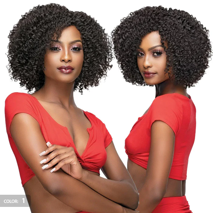 Janet Collection Premium Synthetic Natural Afro Full Wig - NEHA - Image 2