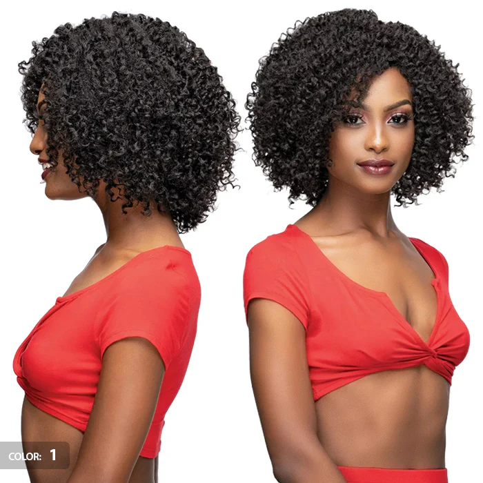 Janet Collection Premium Synthetic Natural Afro Full Wig - NEHA - Image 3