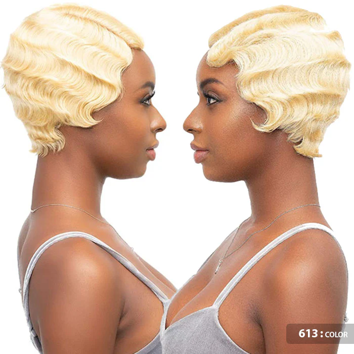 Janet Collection Remy Human Hair Lace Part Wig - MOMMY - Image 6