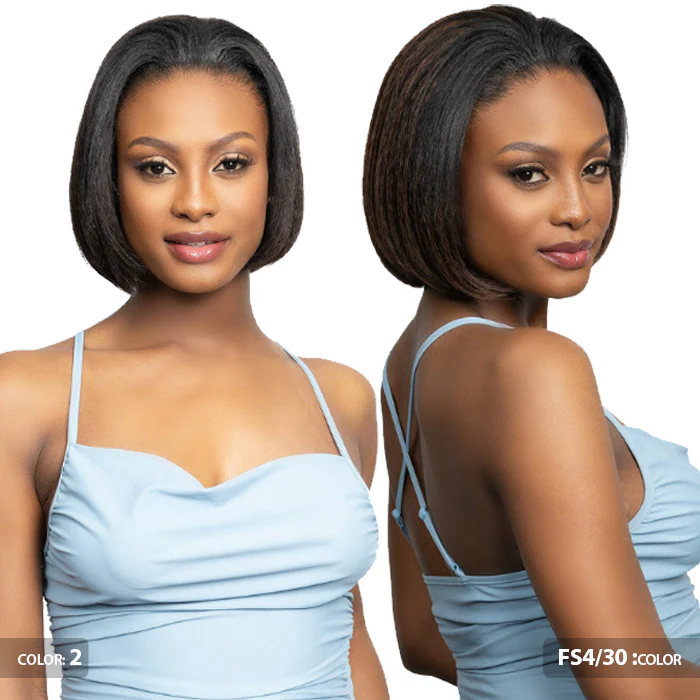 Janet Collection Remy Illusion Easy N Swift 100% Human Hair Blend Half Wig - GADI - Image 3