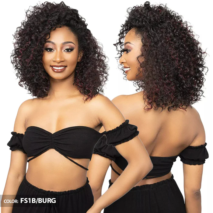 Janet Collection Remy Illusion Easy N Swift 100% Human Hair Prime Unimix Half Wig - DOHA - Image 3