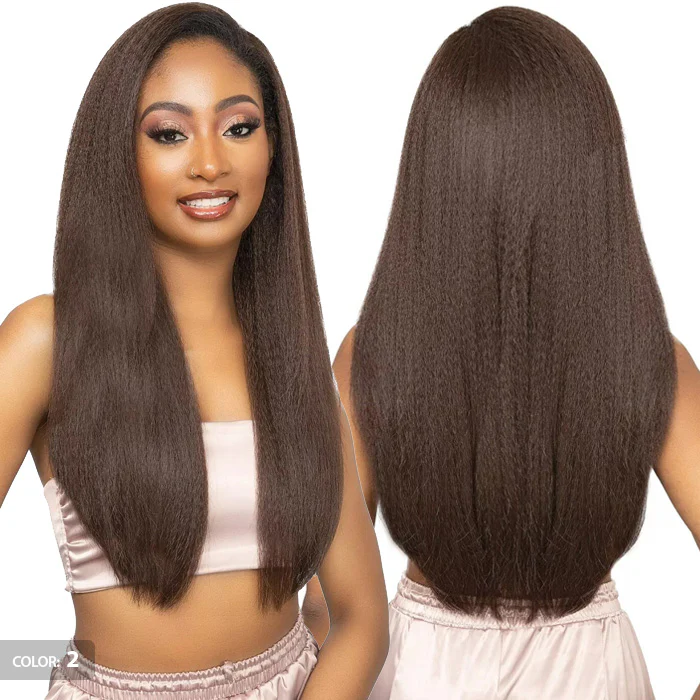 Janet Collection Remy Illusion Easy N Swift 100% Human Hair Prime Unimix Half Wig - VIGO - Image 4