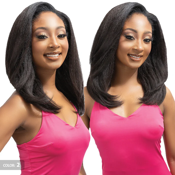 Janet Collection Remy Illusion Easy N Swift Half Wig - RHEA - Image 4