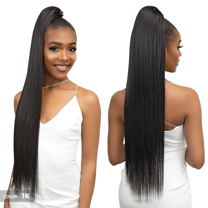 Janet Collection Remy Illusion Ponytail - STRAIGHT 32" - Image 3