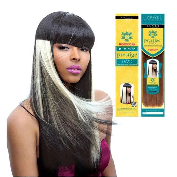 Janet Collection Remy Prestige Two 100% Virgin Remy Human Hair Weave - MOROCCAN REMY YAKY 14/16" - Image 5
