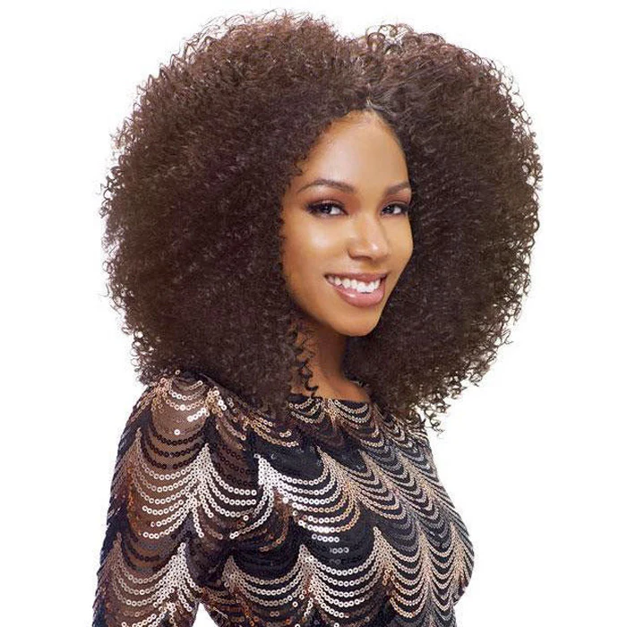 Janet Collection Retro Glam & Vibe 100% Natural Virgin Human Hair Clip In Weave - 4A COILY KINKY 10-18"