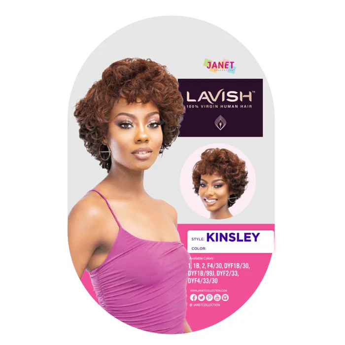 Janet Collection Vigirin Human Hair Wig KINSELY - Image 7