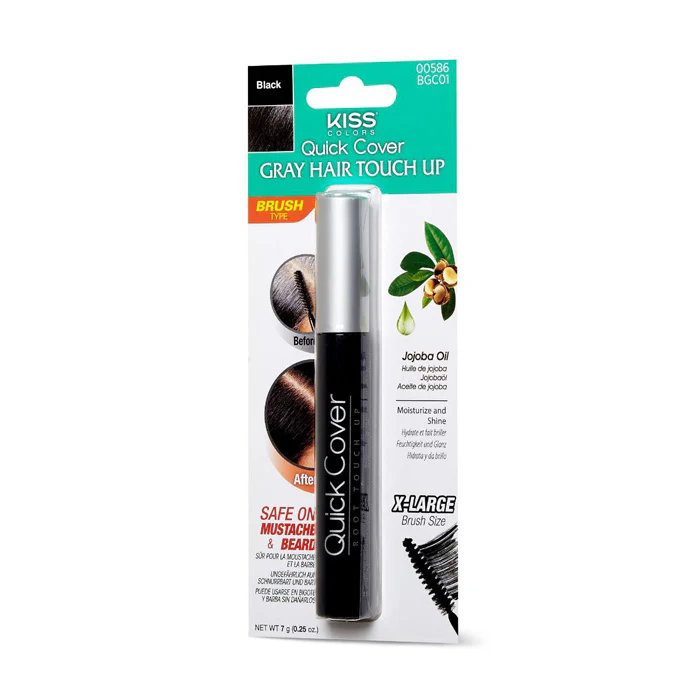 KISS Colors Quick Cover Gray Hair X-Large Touch-Up Brush - Image 6