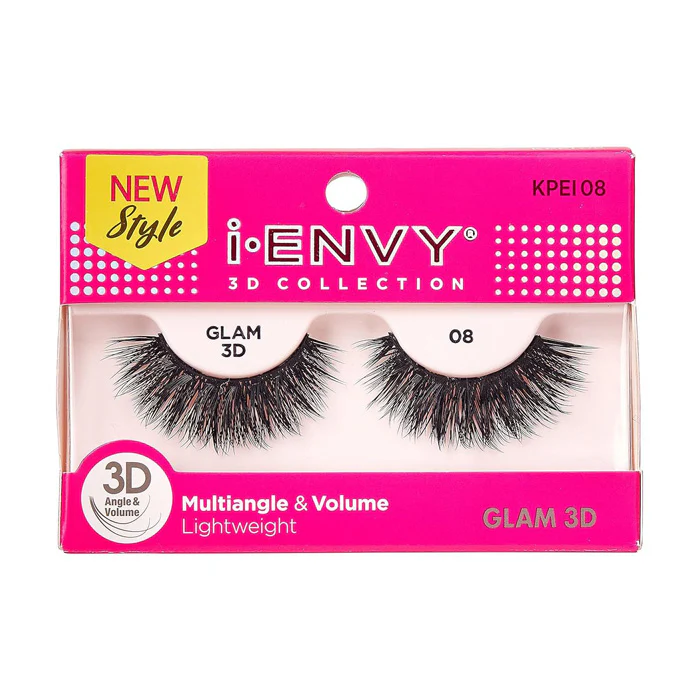 Kiss i-Envy 3D Collection Lightweight Lashes - GLAM 3D (05/06/07/08) KPEI - Image 10