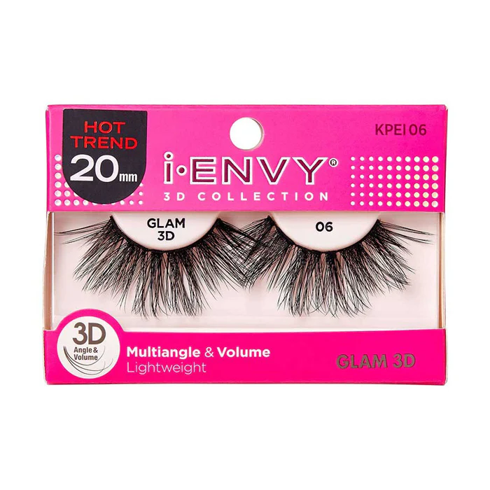 Kiss i-Envy 3D Collection Lightweight Lashes - GLAM 3D (05/06/07/08) KPEI - Image 4