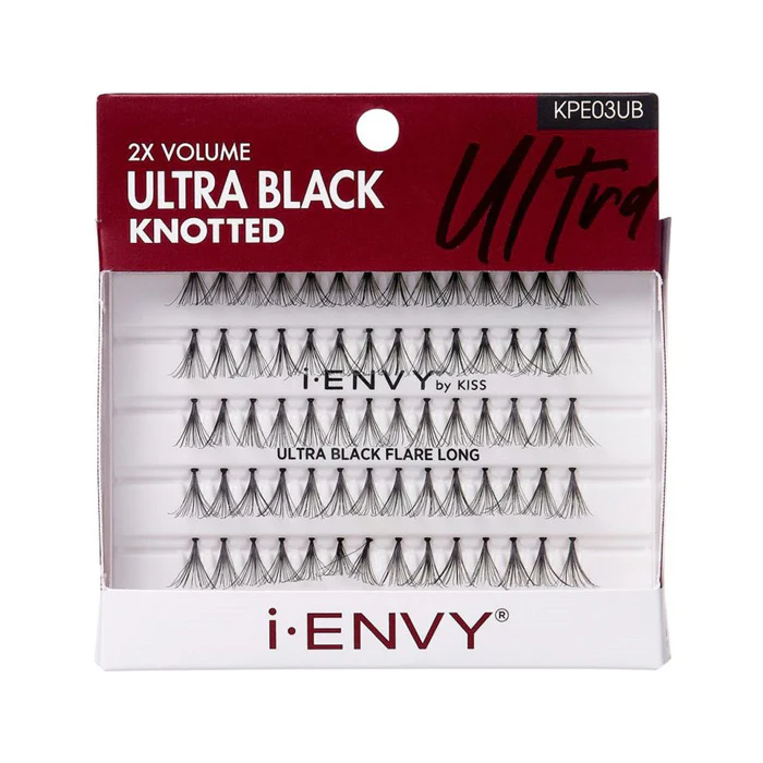 Kiss i-Envy Premium Eyelashes - ULTRA BLACK FLARE - Image 4