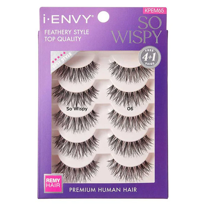 Kiss i-envy Remy Hair Eyelashes - SO WISPY MULTIPACK - Image 3