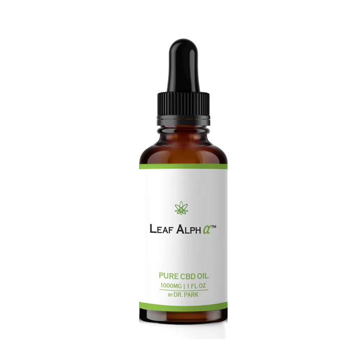 Leaf Alpha Pure CBD OIL 1000 Mg (1 FL OZ) / 2000 Mg (2 FL OZ) by Dr. Park