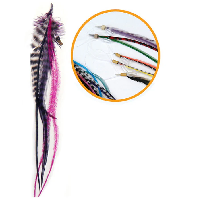Lord & Cliff Feather Fusion Hair Extension w/ link - Image 2