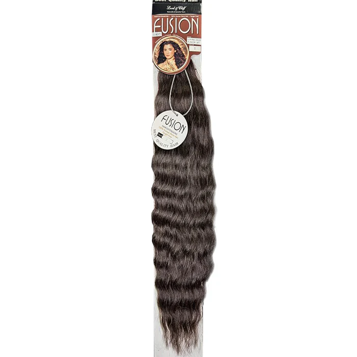 Lord & Cliff Fusion Glue Tip 100% Remy Human Hair Extension Weave - LOOSE DEEP WAVE 16"