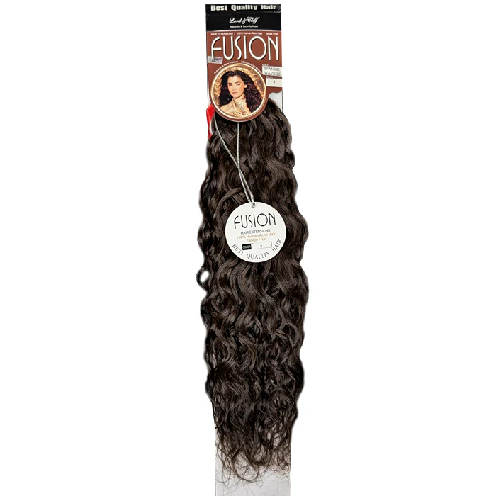 Lord & Cliff Fusion Glue Tip Extension Weave 100% Remy Human Hair - SPANISH WAVE 16" 90 Pcs [No Return, No Exchange]