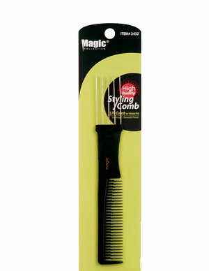 Magic Collection Professional High Quality Styling Comb - WITH METAL PIK