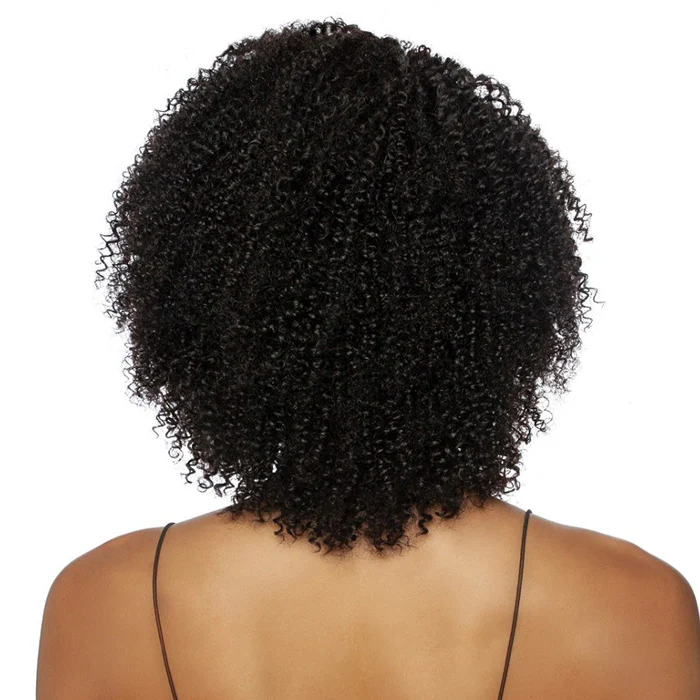 Mane Concept 100% Unprocessed Human Hair HD Lace Front Wig - 13A AFRO CURLY 14 - Image 3