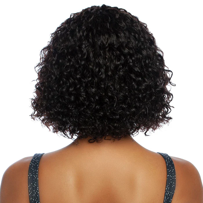 Mane Concept 11A Wet N Wavy Curl Full Bang Wig 12" - Image 3