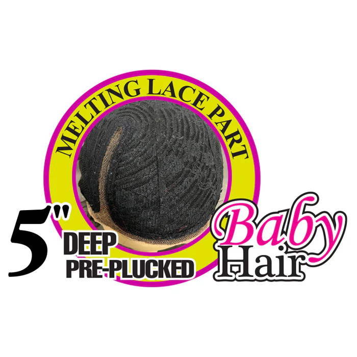 Mane Concept 5" Deep Pre-Plucked HD Lace Wig - ROSANA - Image 6
