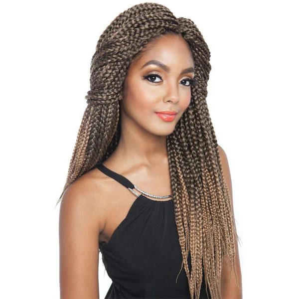 Mane Concept Afri Naptural Pre-Looped Crochet Braid - BOX BRAID 20" - Image 2