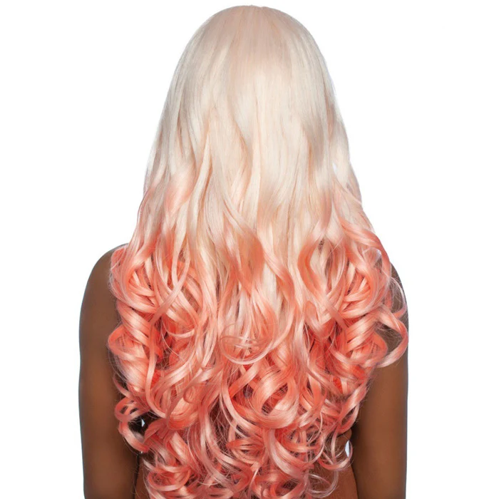 Mane Concept Brown Sugar Caramel Fiesta Glueless Human Hair Blend HD Lace Front Wig - CARAMEL 03 - Image 3
