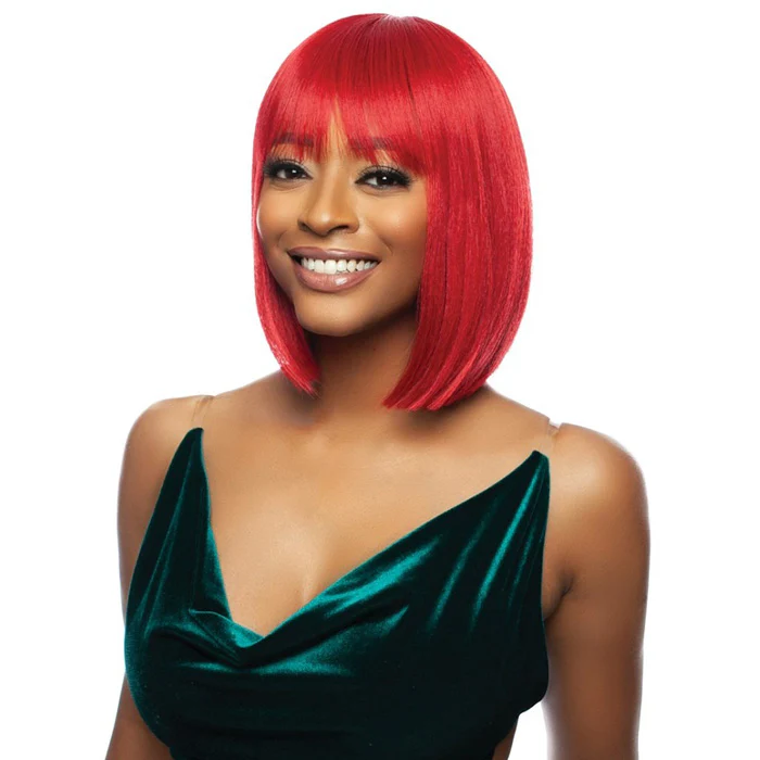 Mane Concept Brown Sugar Human Hair Blend Full Wig - RIHANNA BOB 01 - Image 2