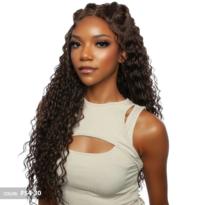 Mane Concept Brown Sugar Skinbond Lace Glueless 9"x6" Pre-Plucked HD Lace Front Wig - BSSB204 - Image 2