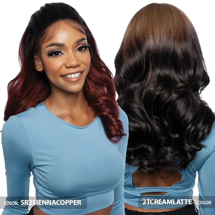 Mane Concept Brown Sugar SkinBond Lace Glueless Pre-Cut 13x6 HD Lace Front Wig - BSSB211 13x6 GLUELESS 07 - Image 3