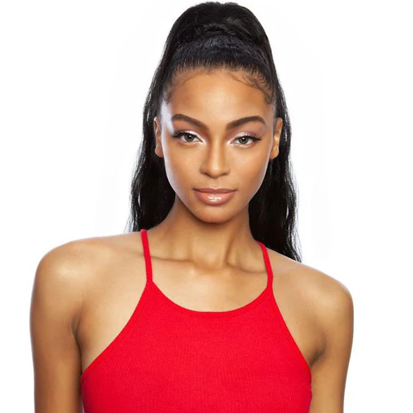 Mane Concept Human Hair StyleMix Brazilian Mega Wrap & Tie Ponytail - MBWNT01 BODY WAVE 32 INCH - Image 2