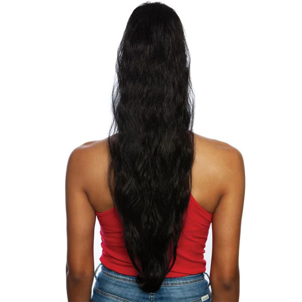 Mane Concept Human Hair StyleMix Brazilian Mega Wrap & Tie Ponytail - MBWNT01 BODY WAVE 32 INCH - Image 4