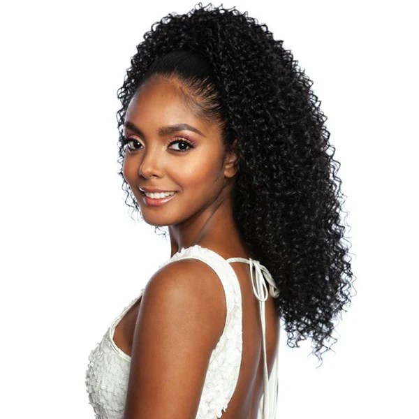 Mane Concept Human Hair Stylemix Brown Sugar Ponytail - BSWNT06 KEY CURL WNT 20" - Image 3