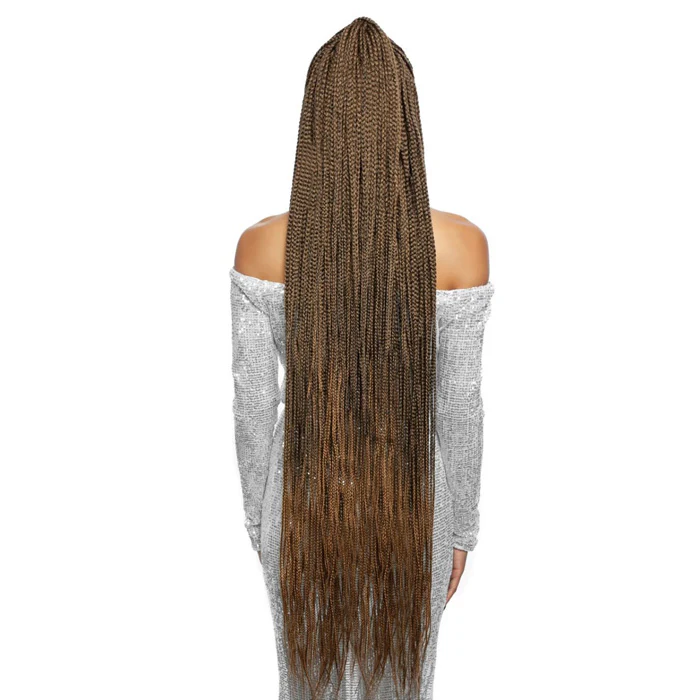 Mane Concept Inspire Braid 4x4 HD Lace Front Wig - RCHB203 BOX BRAID 46" - Image 4