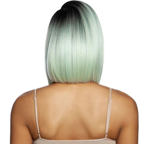 Mane Concept Melanin Queen Human Hair Stylemix Swoop Deep Side Part Lace Front Wig - MLS203 MERCURY - Image 4