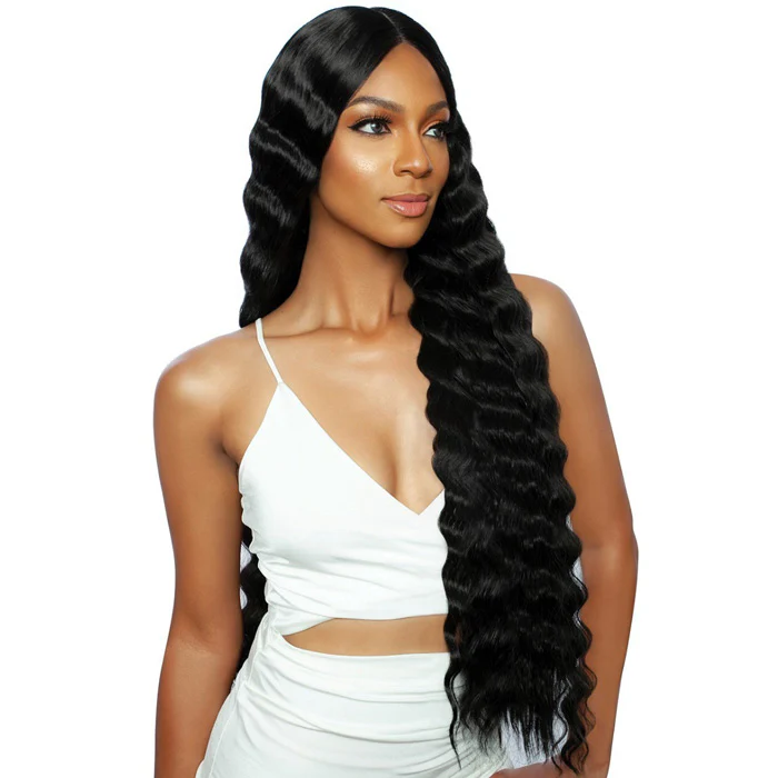Mane Concept Red Carpet Synthetic Hair HD Invisible 6" Deep Lace Part Front Wig - RCHM203-LUMI - Image 2