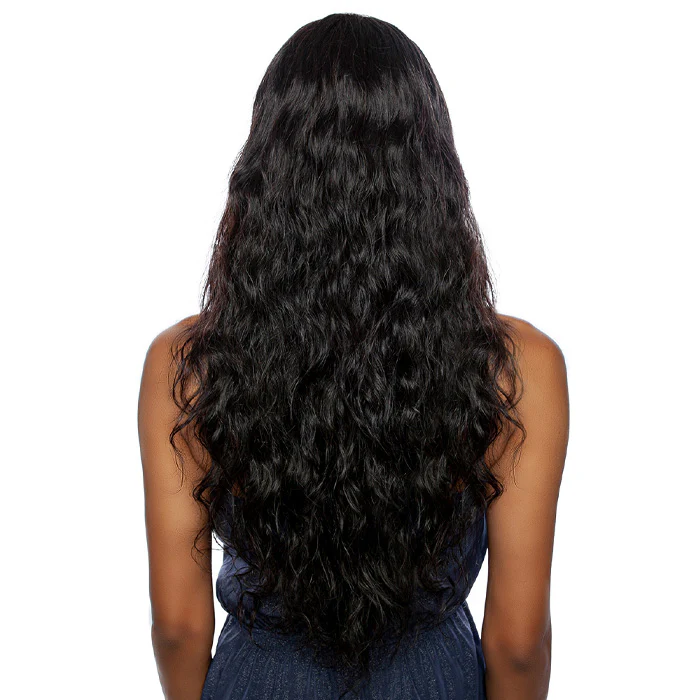 Mane Concept Trill 100% Unprocessed Human Hair 11A Full Wig - TRM109 NATURAL WAVE FULL BANG 28" - Image 3