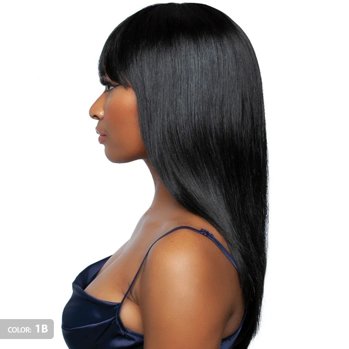 Mane Concept Trill 100% Unprocessed Human Hair 11A Full Wig - TRM117 STRAIGHT FULL BANG 22" - Image 3