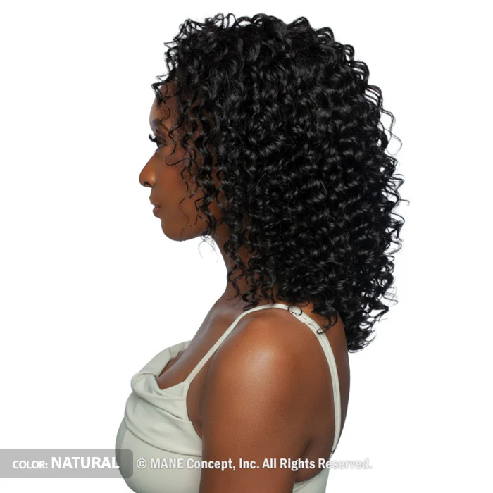 Mane Concept Trill 100% Unprocessed Human Hair Versatile Half Wig - TRHW208 BURMESE CURL 18" - Image 3