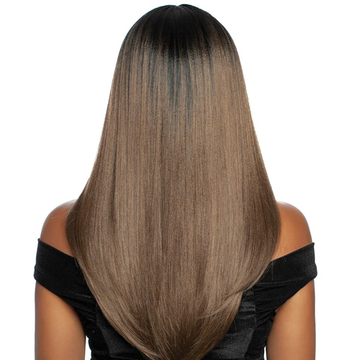 Mane Melanin Queen Human Hair Blend Full Wig - ASHER - Image 4