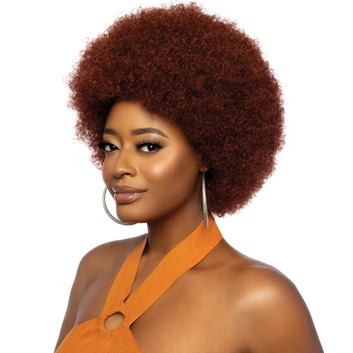 Mane Red Carpet Full Wig - RCP1081-AFRO CURLY - Image 2