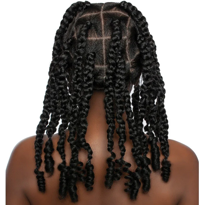 Mane Red Carpet Hand-Tied HD Pre-Styles Braided Full Lace Wig - RCFB202-GUAVA ISLAND BRAID - Image 3